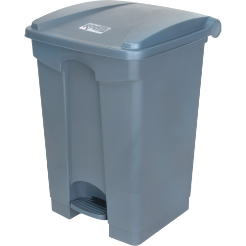 Step-On Garbage Can, Plastic, 12 US gal. Capacity Consource
