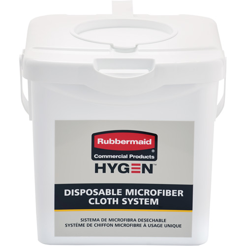 Microfibre Cloth Charging Bucket, White Consource