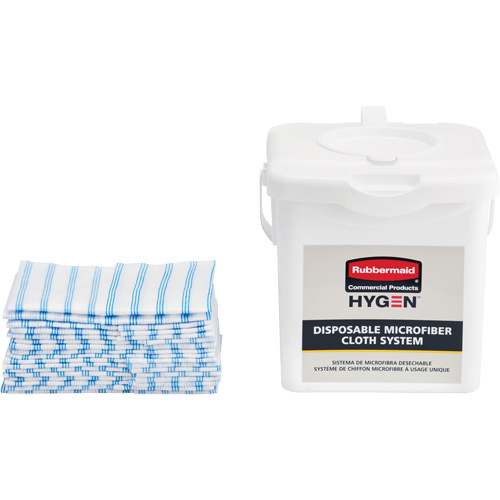 Microfibre Cloth Charging Bucket, White Consource