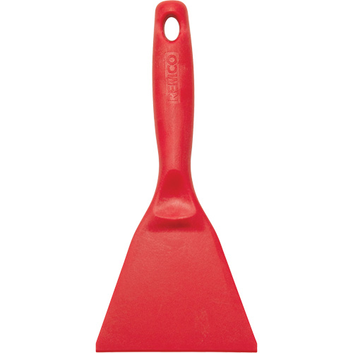 High Temperature Large Hand Scraper, Red, 4-1/4" W x 9-3/8" L Consource