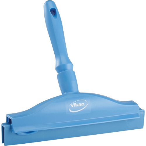 Raclette &agrave; lame double ultra hygi&eacute;nique, 10", Bleu Consource