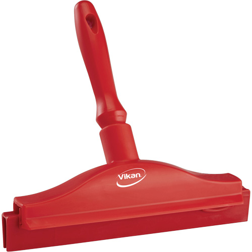 Raclette &agrave; lame double ultra hygi&eacute;nique, 10", Rouge Consource