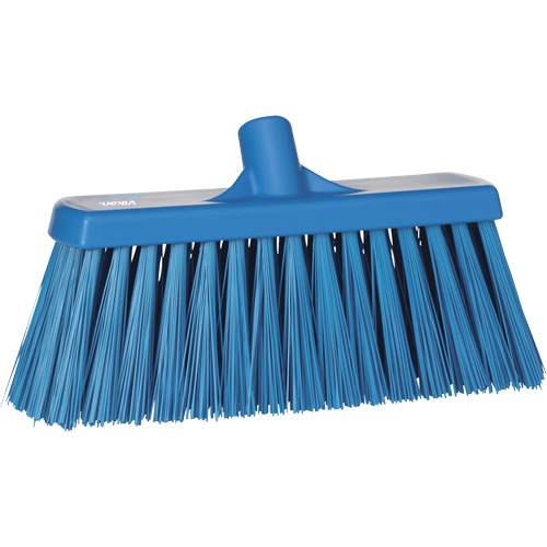 Balai-brosse robuste, Crins Ferme, 13", Polyester, Bleu Consource