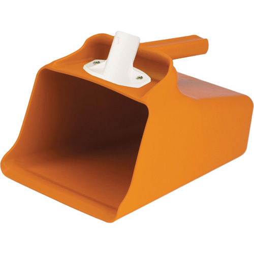 Mega Dipper Scoop, Plastic, Orange, 128 oz. Consource