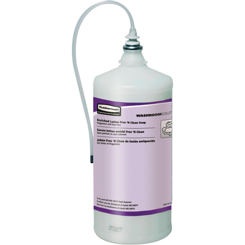 OneShot&reg; Dye & Fragrance Free Lotion Hand Soap Refill, Cream, 1600 ml, Unscented Consource