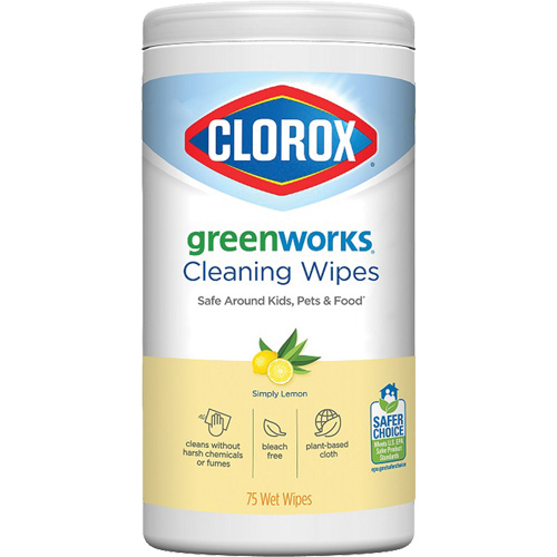 GreenWorks Cleaning Wipes, 75 Wipes Consource