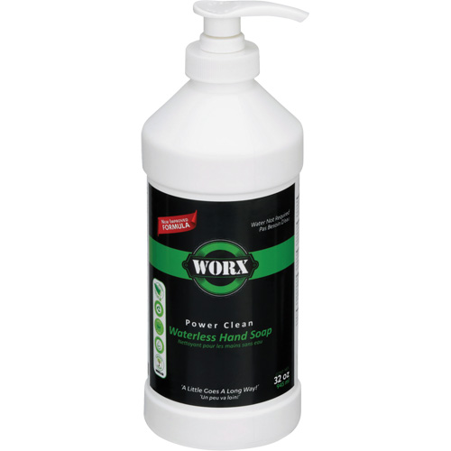 Savon pour les mains sans eau Power Clean, Liquide, 945 ml, Sans parfum Consource