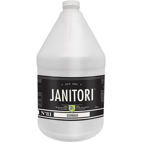 Janitori 81 Dishwash Cleaner, Liquid, 4 L Consource