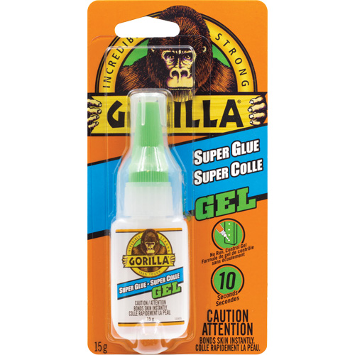 Super Glue Gel, 15 g, Bottle, Clear Consource