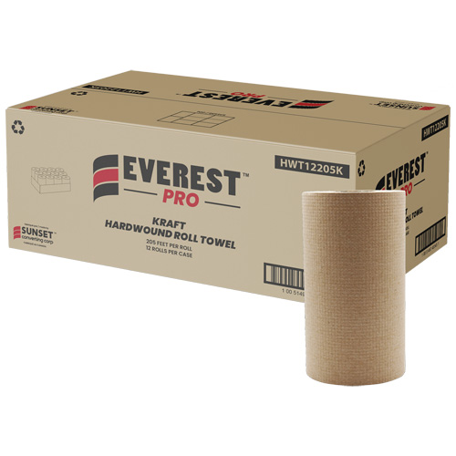Kraft Hardwound Roll Towels, 1 Ply, Centre Pull, 205' L Consource