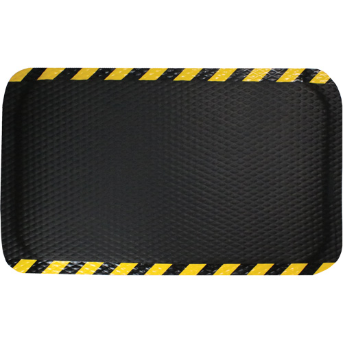 Hog Heaven Mat, Diamond, 3' x 5' x 5/8", Black/Yellow, Nitrile Consource
