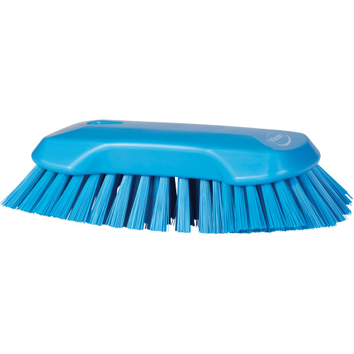 Brosse &agrave; main, Soies Tr&egrave;s ferme, Longueur de 9-1/10", Bleu Consource