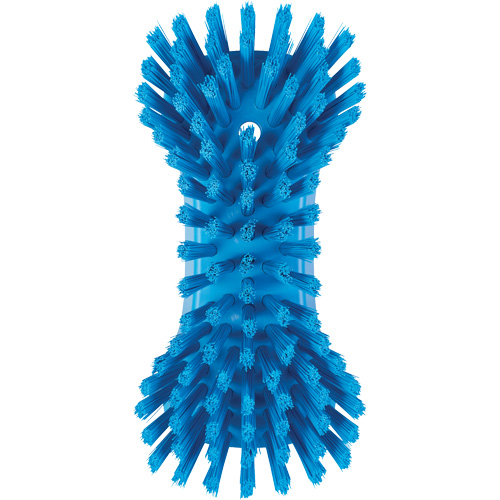 Brosse &agrave; main, Soies Tr&egrave;s ferme, Longueur de 9-1/10", Bleu Consource