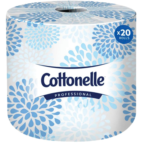 Cottonelle&reg; Professional Toilet Paper, 2 Ply, 451 Sheets/Roll, White Consource