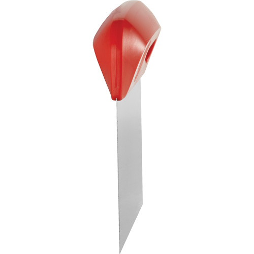 Flexible Stainless Steel Dough Cutter/Scraper, Red, 4-1/2" W x 5-3/4" L Consource