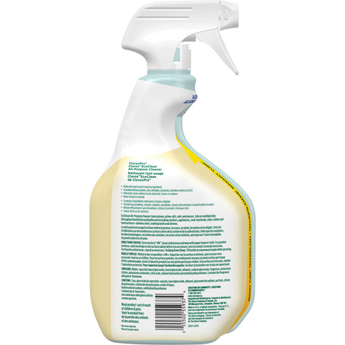 Nettoyant tout usage CloroxPro Clorox EcoClean, 946 ml, Bouteille &agrave; g&acirc;chette Consource