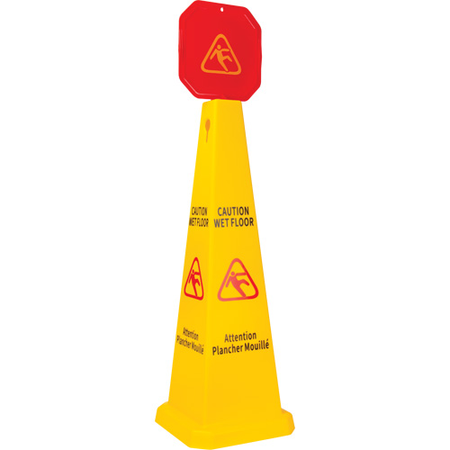 Wet Floor Safety Cone Topper, Pictogram Consource