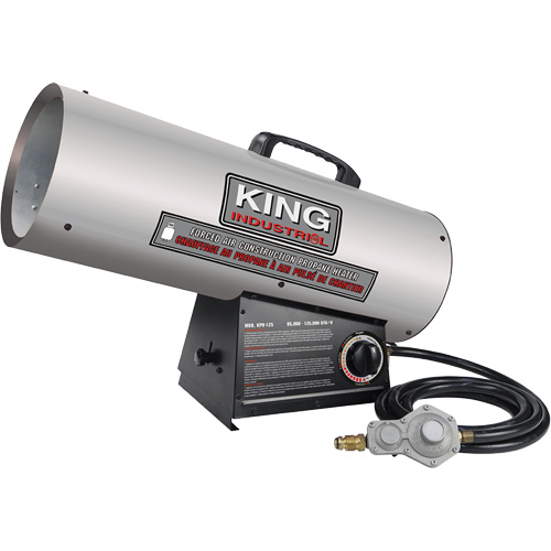 Forced Air Construction Heater, Contractor, Propane, 125000 BTU/H Consource