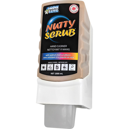 Nettoyant &agrave; mains avec exfoliant en coquille de noyer Nutty Scrub, Pierre ponce, 2000 ml, Cartouche en plastique, Sans parfum Consource