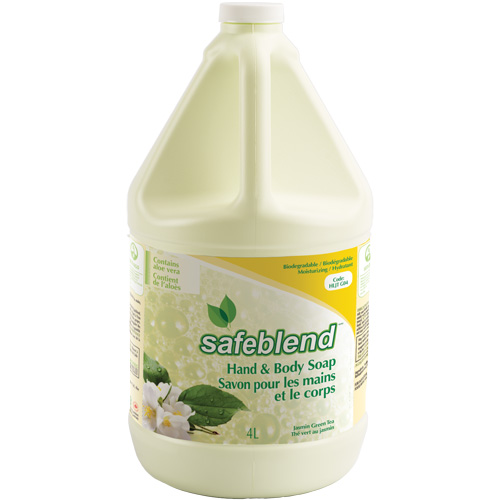Savon pour les mains et le corps au th&eacute; vert et jasmin, Liquide, 4 L, Parfum&eacute; Consource