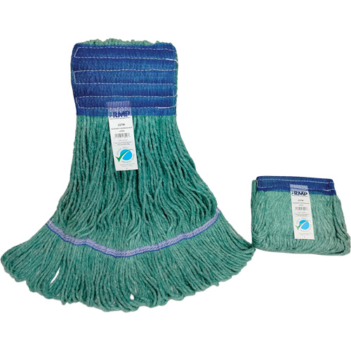 Wide-Band Mop Head, Antimicrobial/Floor Finishing/Specialty, Cotton/Rayon/Synthetic, Loop Style Consource