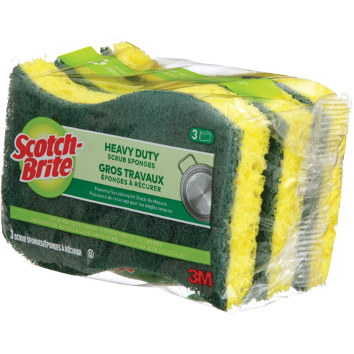 &eacute;ponge &agrave; r&eacute;curer pour les travaux intenses Scotch-Brite, &agrave; r&eacute;curer, 2-3/5" la x 4-2/5" l Consource
