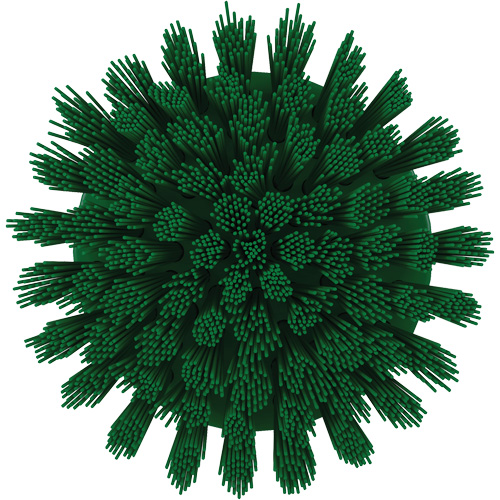 HyDrive Round Drill Brush, Extra Stiff Bristles, 3-1/10" Long, Green Consource