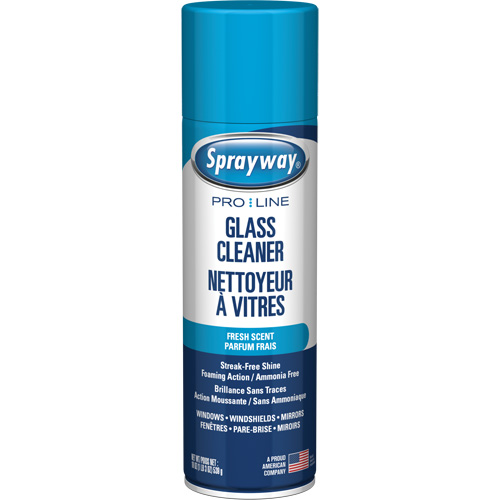 Nettoyant pour vitres Pro Line sans ammoniaque, au parfum frais, 19 oz., Canette a&eacute;rosol Consource