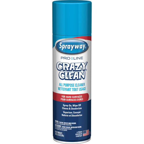 Nettoyant tout usage Pro Line Crazy Clean, 19 oz., Canette a&eacute;rosol Consource