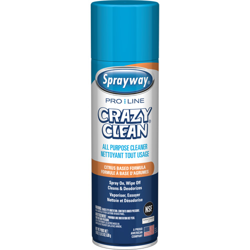 Nettoyant tout usage Pro Line Crazy Clean, 19 oz., Canette a&eacute;rosol Consource