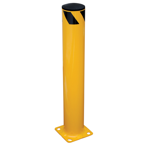 Safety Bollard, Steel, 36" H x 5.5" W, Yellow Consource