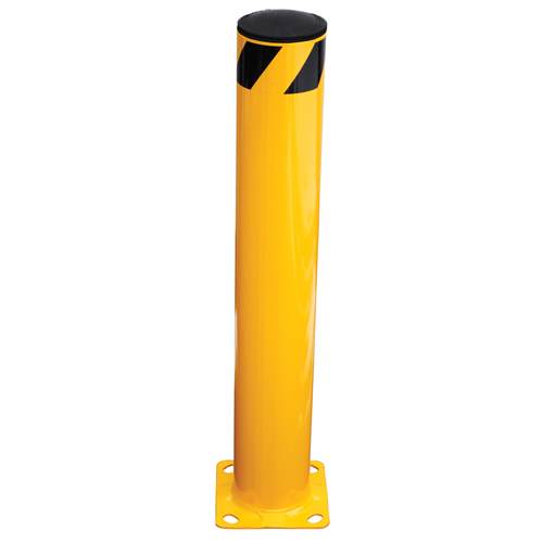 Safety Bollard, Steel, 36" H x 5.5" W, Yellow Consource