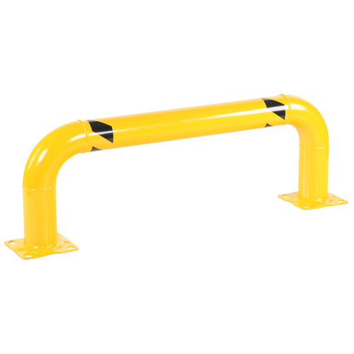 Low Profile Rack Guards, 4' W x 1.4' H, Yellow Consource
