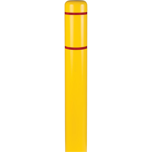 Polyethylene Bollard Covers, 6-5/8" Dia. x 52" L, Yellow Consource