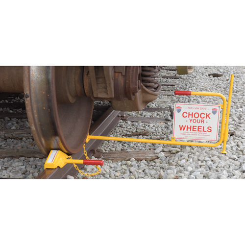 Single Rail Chock With Flag Rail Combo Consource