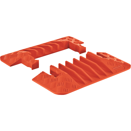 Guard Dog&reg; 5-Channel Heavy Duty Cable Protector - End Caps Consource