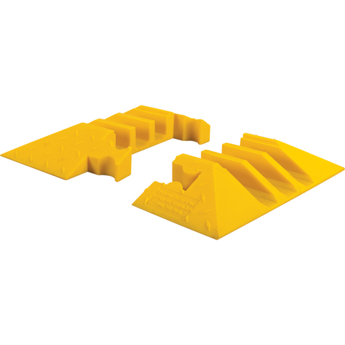 Yellow Jacket&reg; 3-Channel Heavy Duty Cable Protector - End Caps Consource