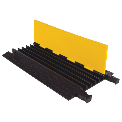 Yellow Jacket&reg; Heavy Duty Cable Protector, 5 Channels, 36" L x 19.75" W x 1.875" H Consource