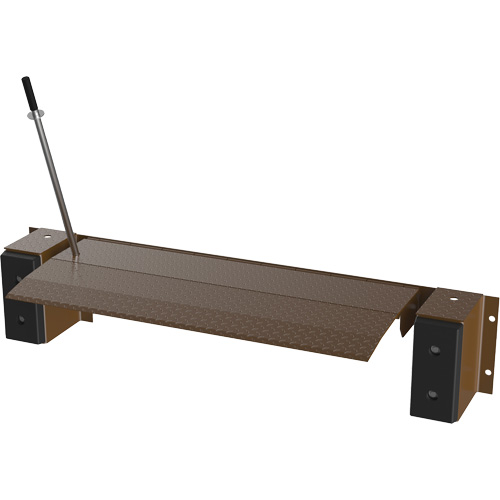 Niveleur de quai m&eacute;canique Edge-O-Dock, 93" la, 66" Largeur de la plateforme, 29" Port&eacute;e Consource