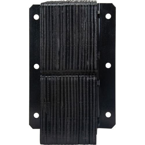 Laminated Dock Bumpers, Vertical, Rubber, 11" W x 6" D x 20" H Consource