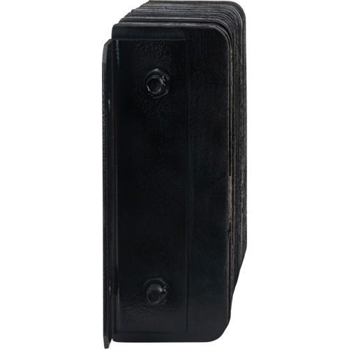 Laminated Dock Bumpers, Horizontal, Rubber, 18" W x 4" D x 12" H Consource