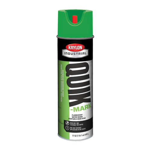 Peinture de marquage industrielle &agrave; base d'eau pour le travail en hauteur Quik-Mark, 17 oz, Canette a&eacute;rosol Consource