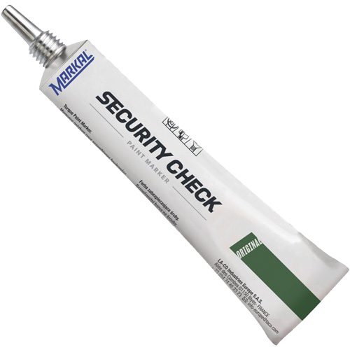Security Check Paint Marker, 1.7 oz., Tube, Green Consource