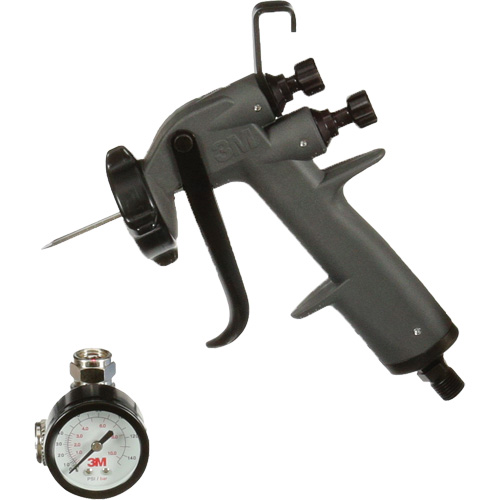 Pistolet pulv&eacute;risateur industriel performant, Entr&eacute;e d'air 1/4" NPT, 13 pi³/min, Capacit&eacute; Sans r&eacute;servoir, 145 PSI Consource