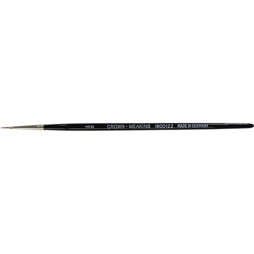 Round Artist Brush, #2/0 Brush Width, Synthetic, Wood Handle Consource