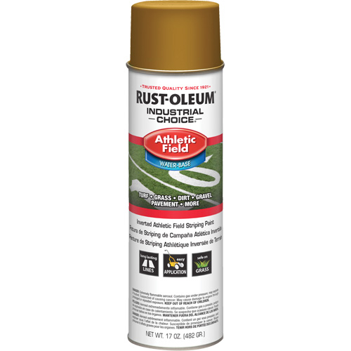 AF1600 Athletic Field Striping Paint, Gold, Aerosol Can Consource