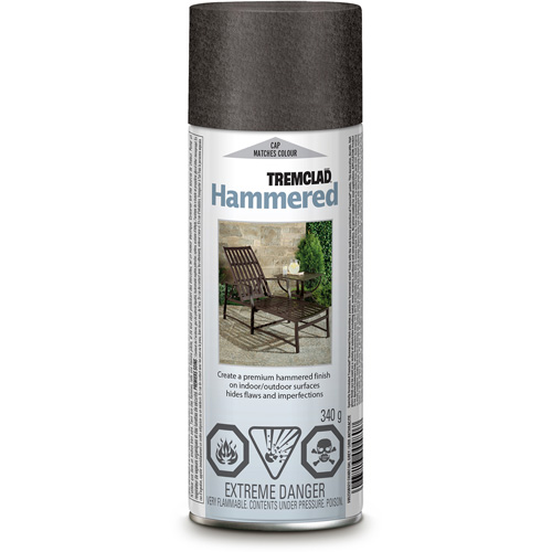 Tremclad&reg; Paint, Charcoal Grey, Gloss/Hammered, Aerosol Can Consource
