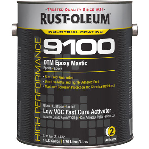 9100 System DTM Epoxy Mastic Fast Cure 250 VOC Activator, Gallon Consource
