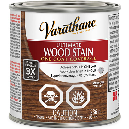 Varathane&reg; Ultimate Wood Stain, 236 ml, American Walnut Consource