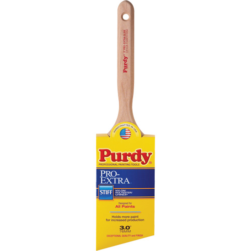 Pro-Extra Glide Paint Brush, Blended Material, Wood Handle, 3" Width Consource